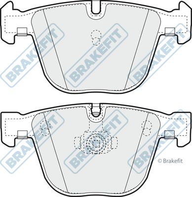 APEC BRAKING Bremžu uzliku kompl., Disku bremzes PD3185